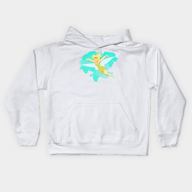 Tinkerbell Minimalist Kids Hoodie by DanMcG2018